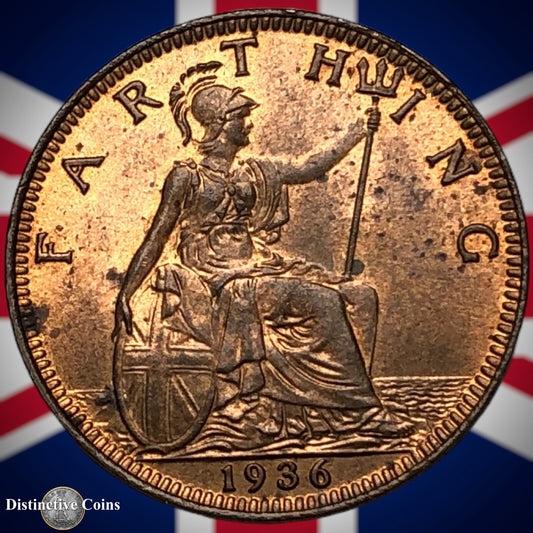 Great Britain 1936 Farthing 1/4d GB4989