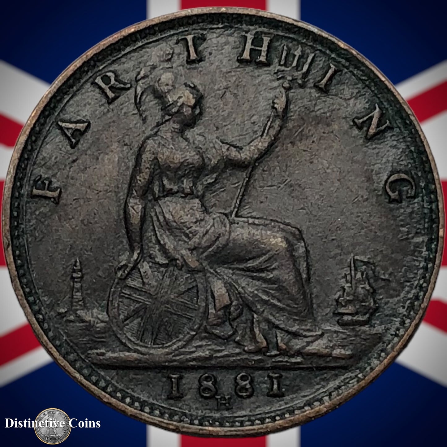 Great Britain 1881 H Farthing 1/4d GB3938