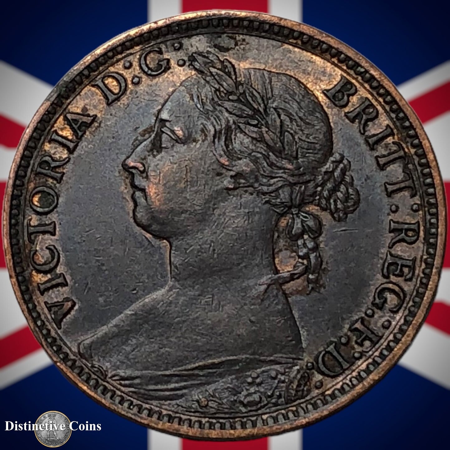 Great Britain 1886 Farthing 1/4d GB4190