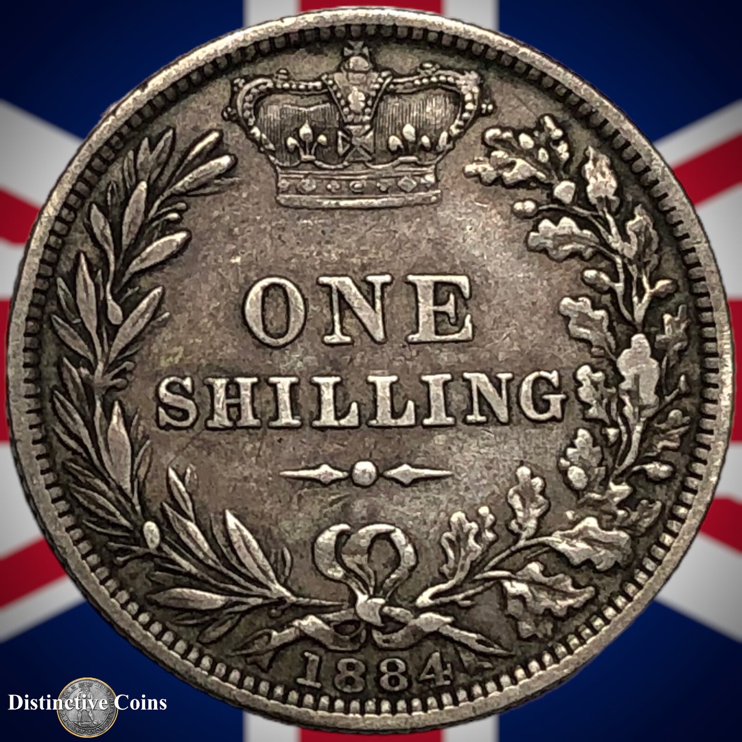 Great Britain 1884 British One Shilling GB0443