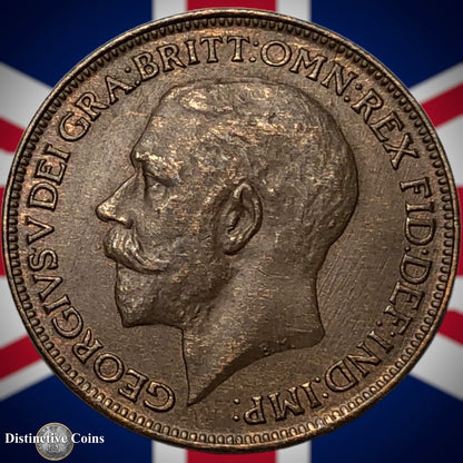 Great Britain 1922 Farthing 1/4d GB4751