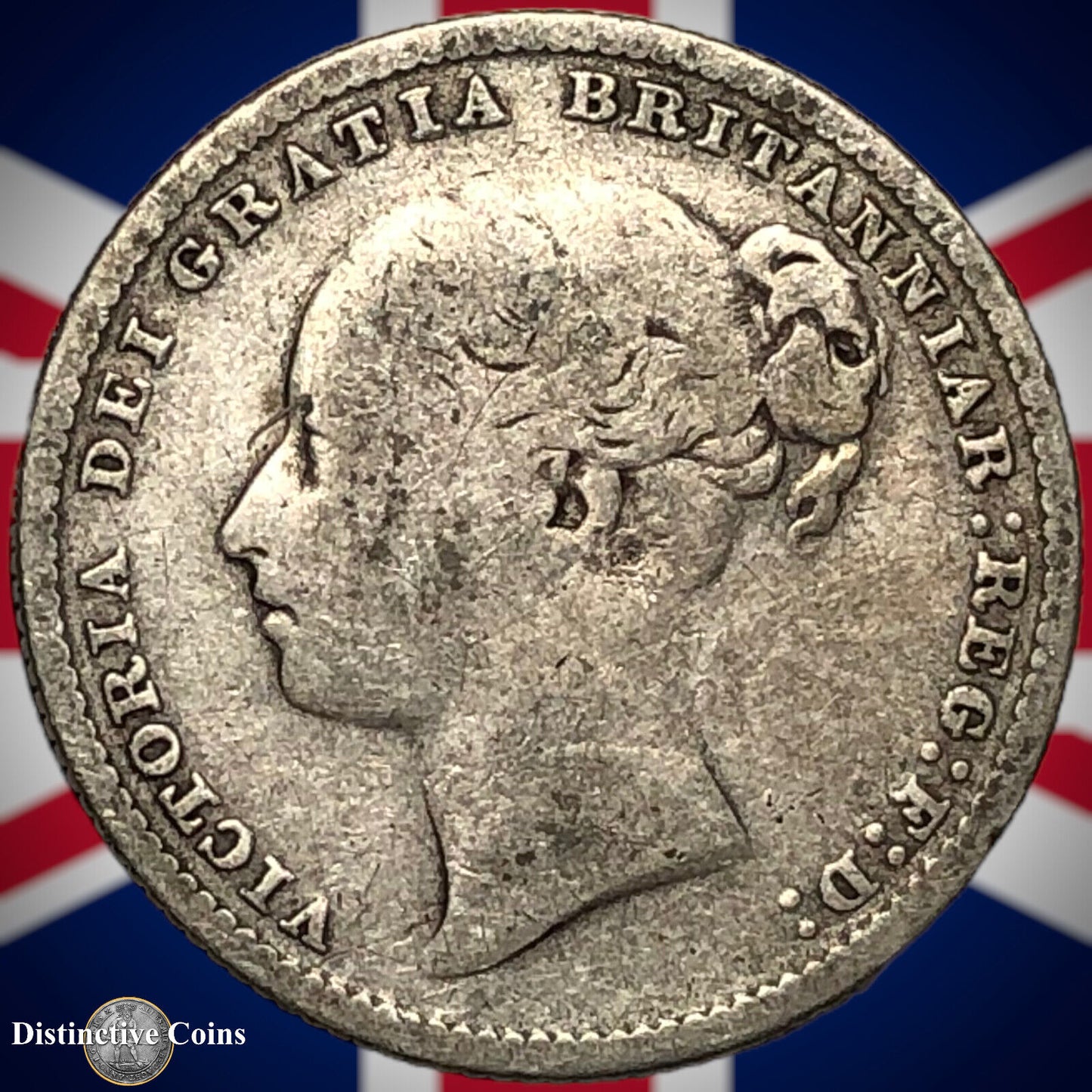 Great Britain 1885 British One Shilling GB0450