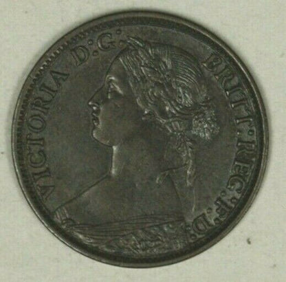 Great Britain Farthing  1866 AU   A2434