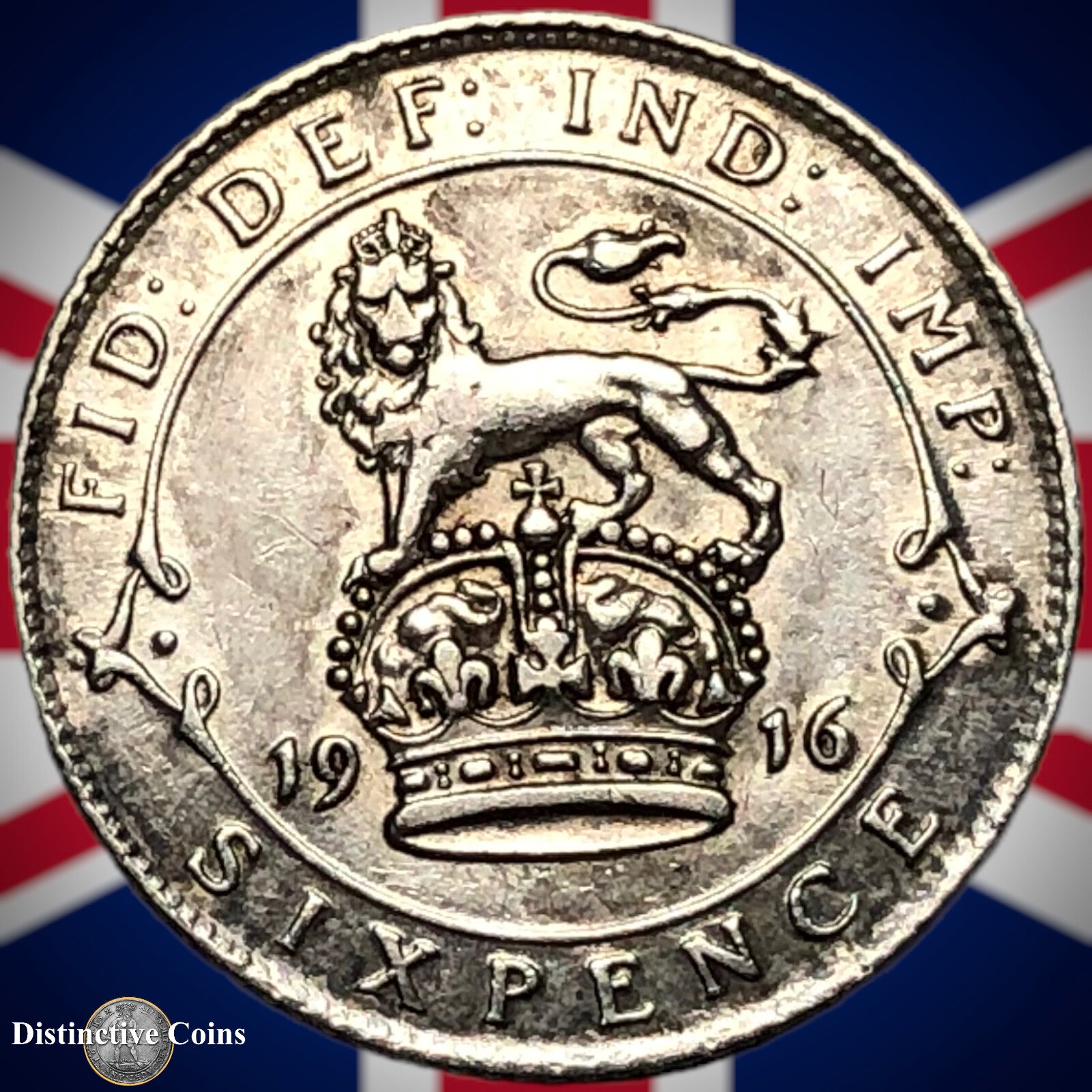 Great Britain 1916 Six Pence GB1594