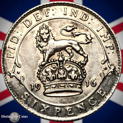 Great Britain 1916 Six Pence GB1594
