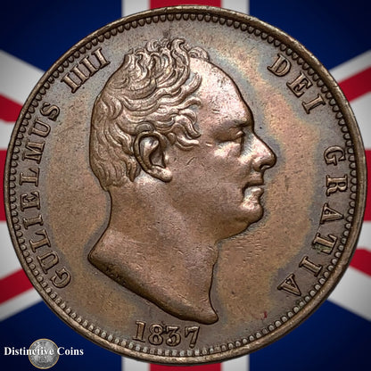 Great Britain 1837 Half Penny 1/2d GB5229