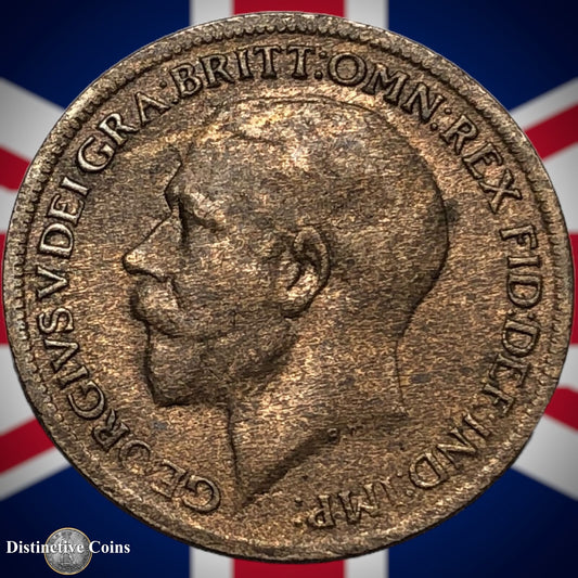 Great Britain 1918 Farthing 1/4d GB4702