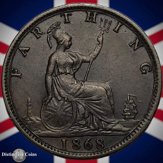 Great Britain 1868 Farthing 1/4d GB3619
