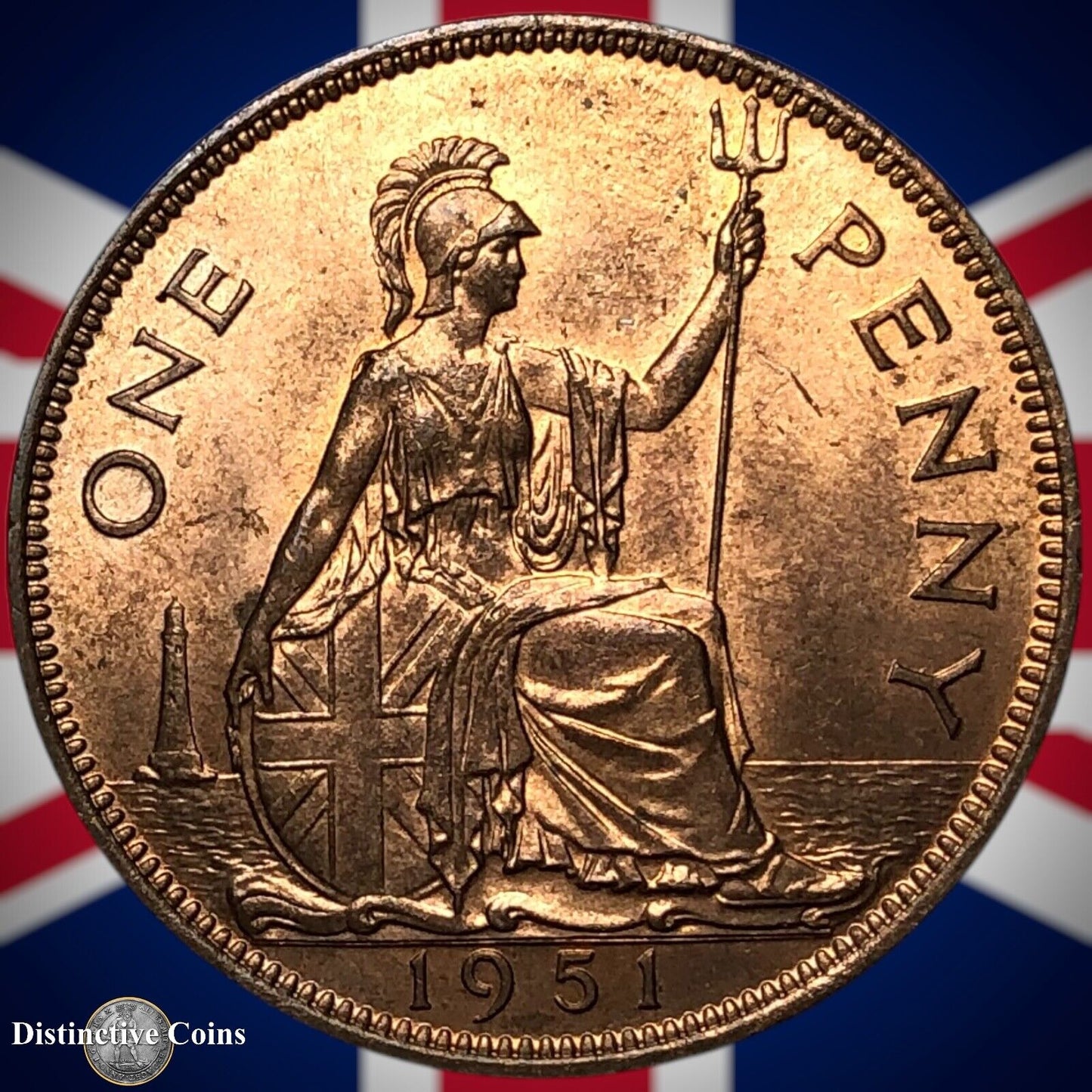 Great Britain 1951 Penny 1d GB7347