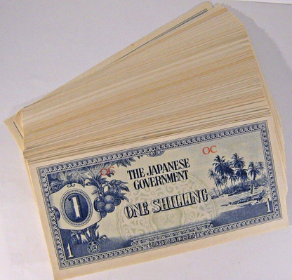 1942(ND) Oceania 1 Shilling, Japanese Occupation WWII 