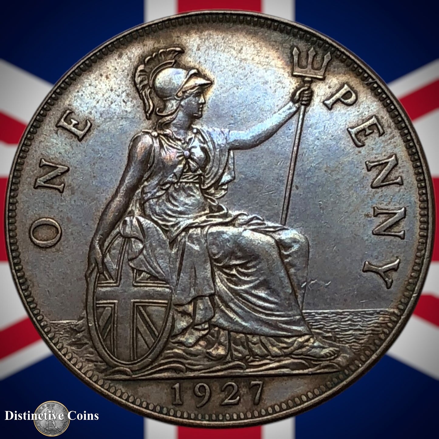 Great Britain 1927 Penny 1d GB7044