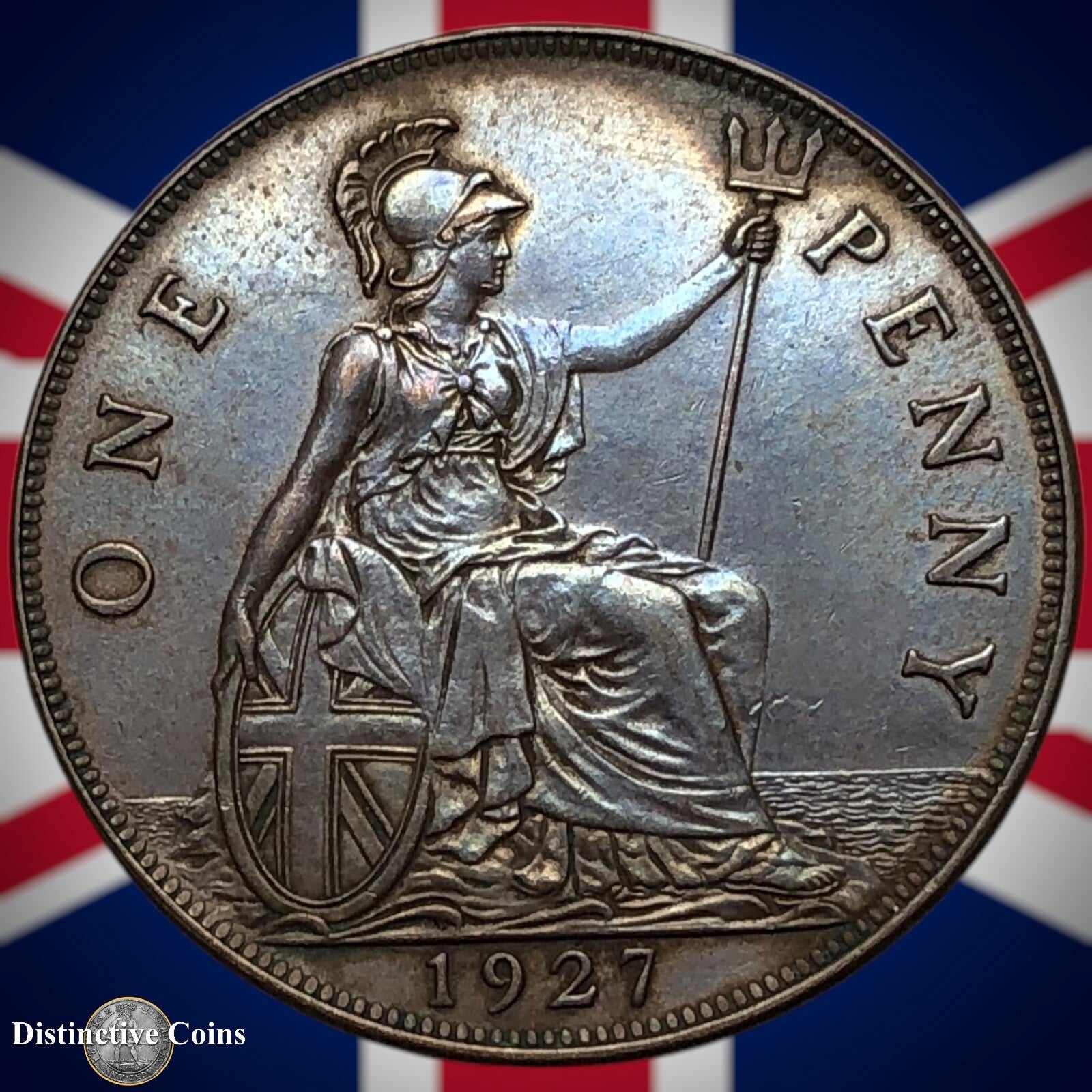 Great Britain 1927 Penny 1d GB7044