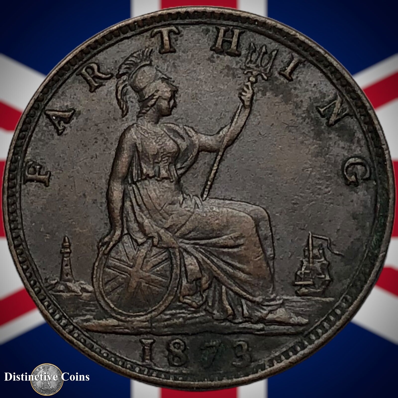 Great Britain 1873 Farthing 1/4d GB3690