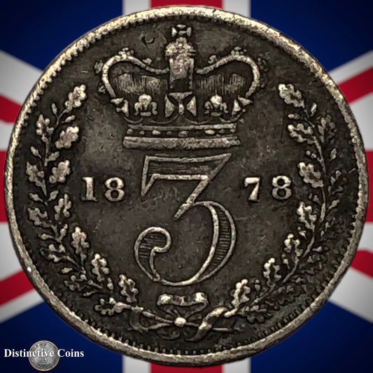Great Britain 1878 Three Pence GB1895