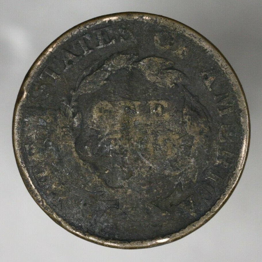 US 1827 Coronet Head Large Cent   A3127