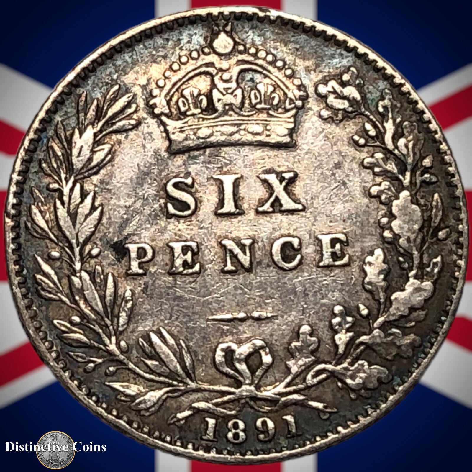 Great Britain 1891 Six Pence GB2753
