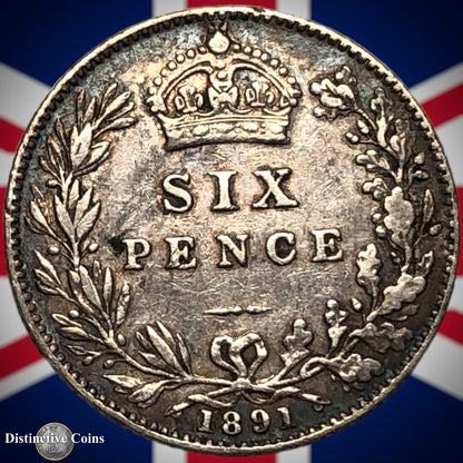 Great Britain 1891 Six Pence GB2753