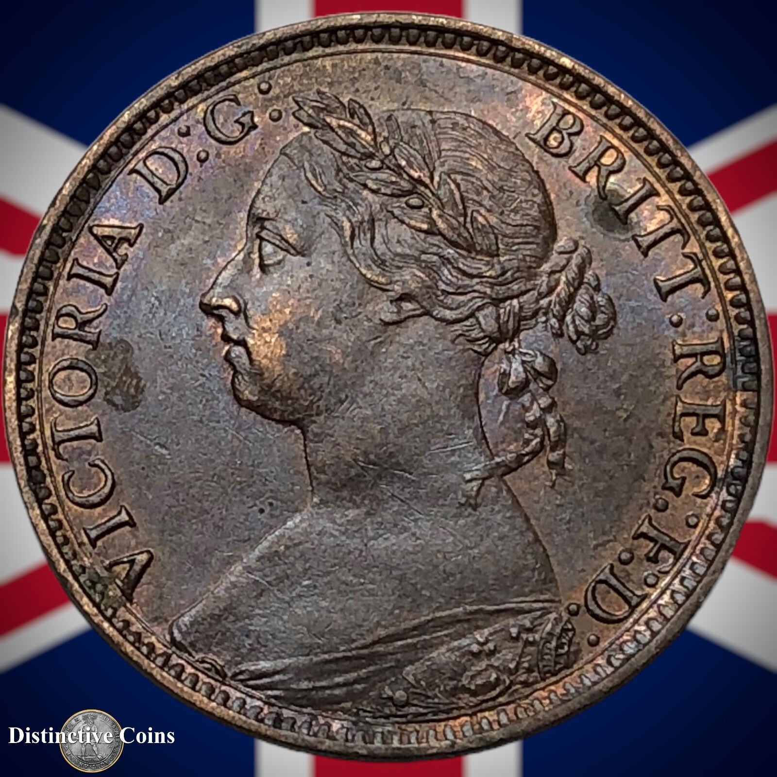 Great Britain 1887 Farthing 1/4d GB4252