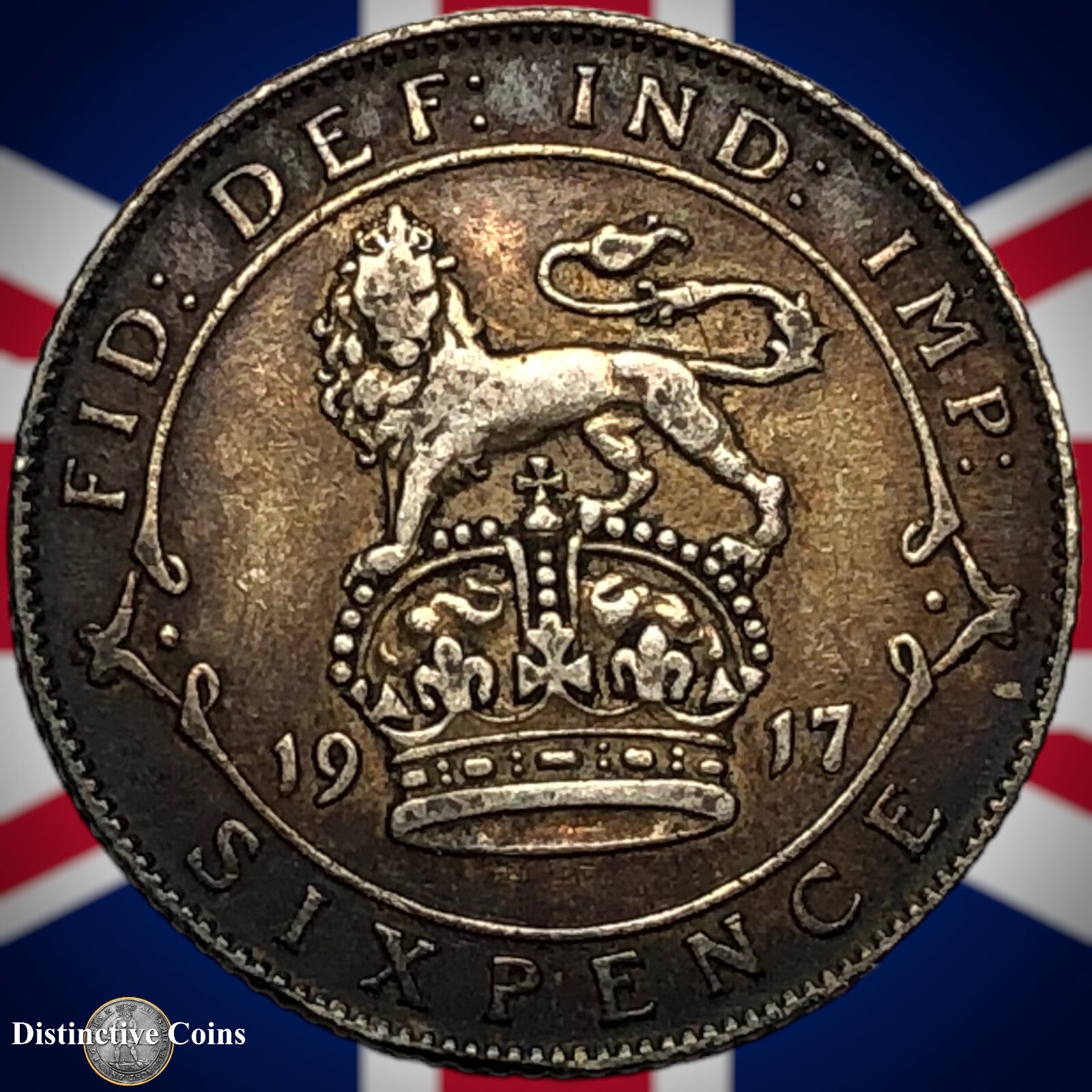 Great Britain 1917 Six Pence GB1608