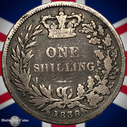 Great Britain 1839 British One Shilling GB0138