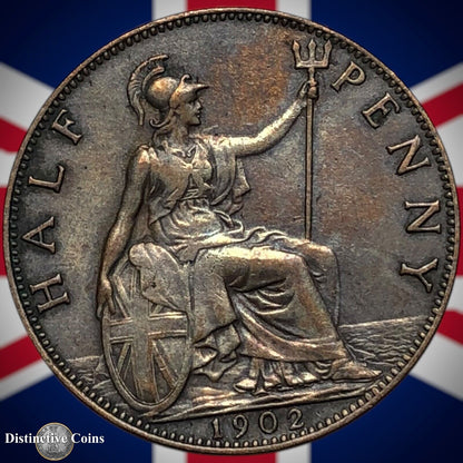 Great Britain 1902 Half Penny 1/2d GB5771