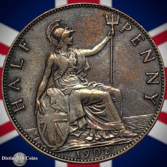 Great Britain 1902 Half Penny 1/2d GB5771