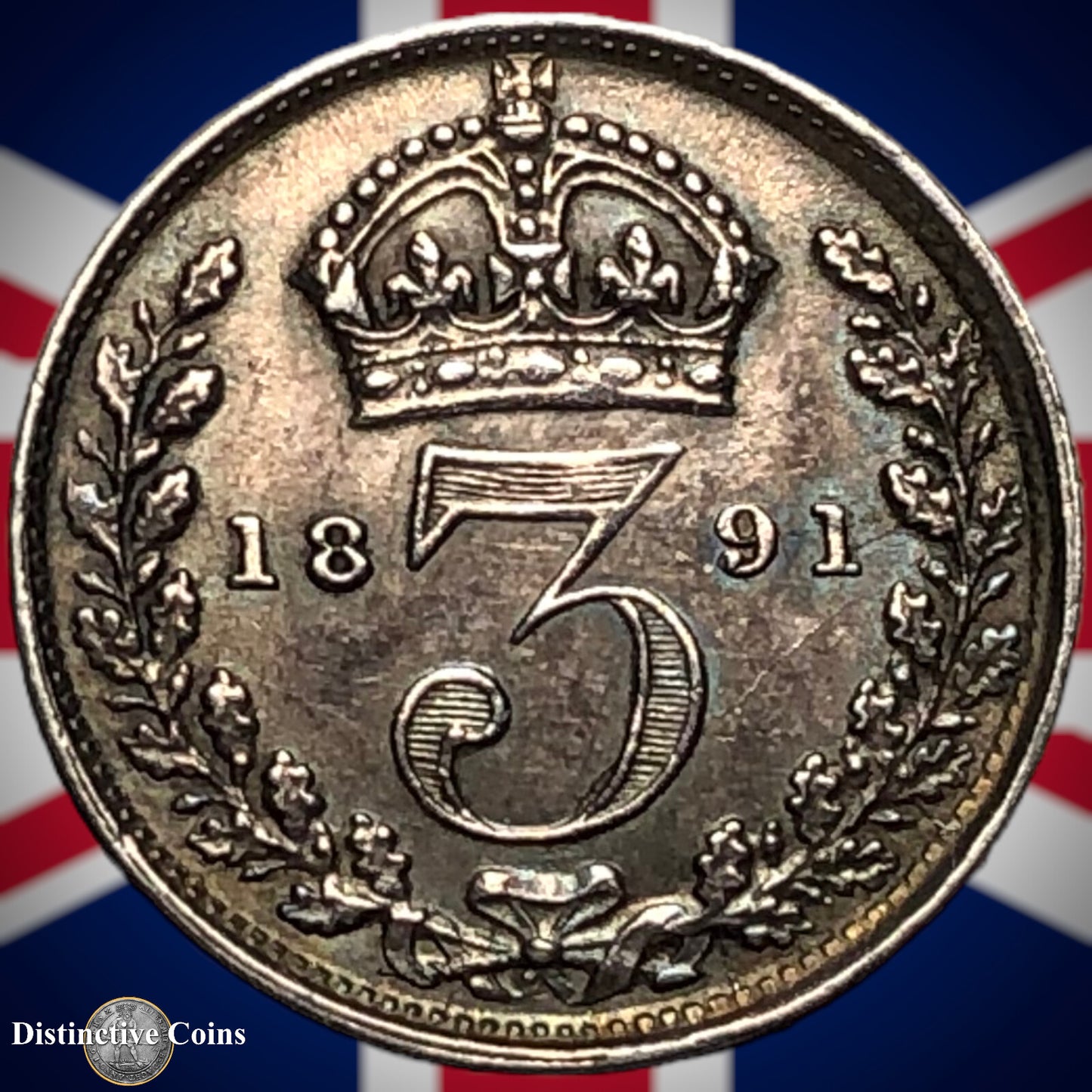 Great Britain 1891 Three Pence GB1995