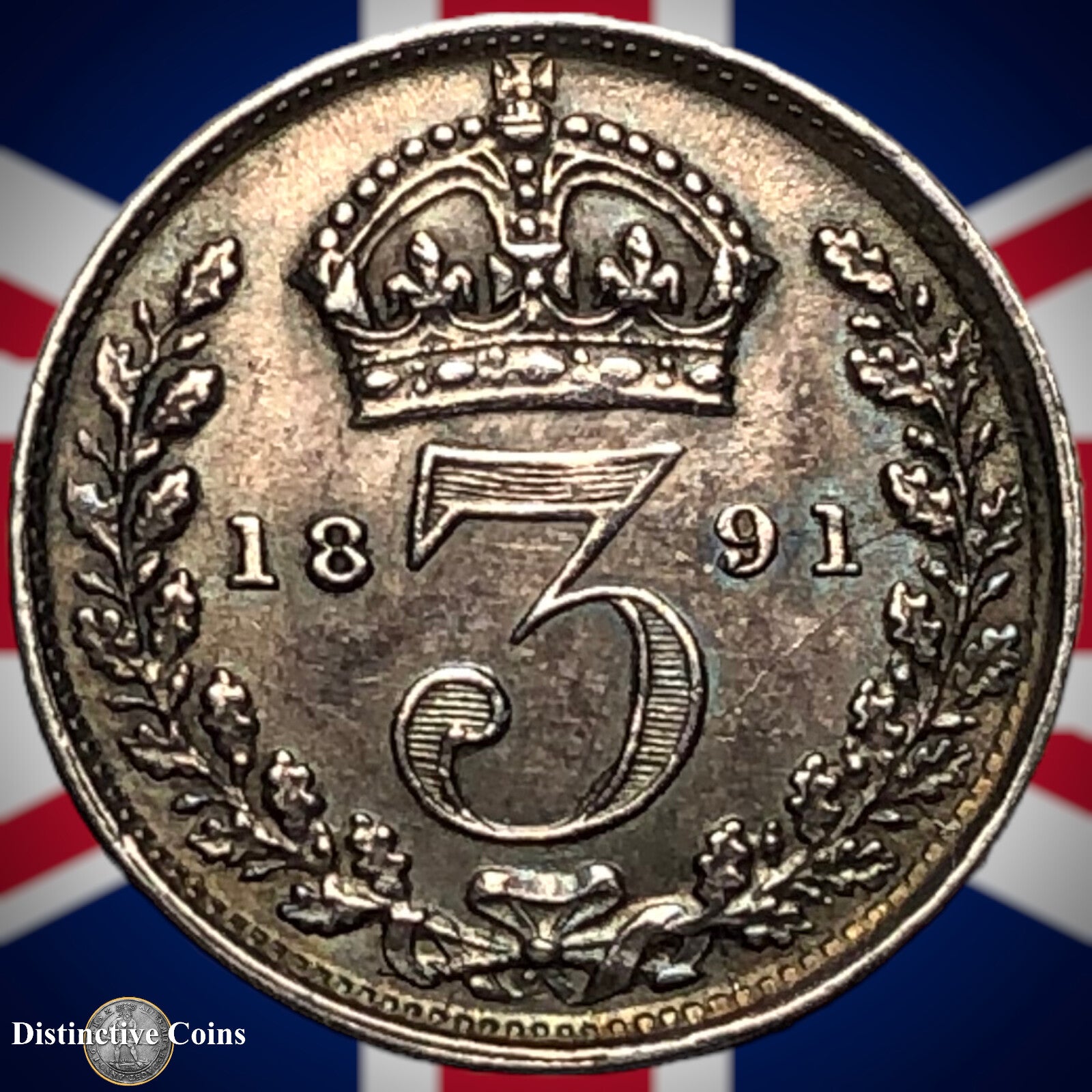 Great Britain 1891 Three Pence GB1995