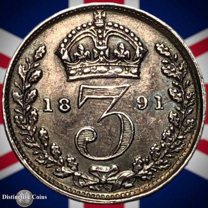 Great Britain 1891 Three Pence GB1995