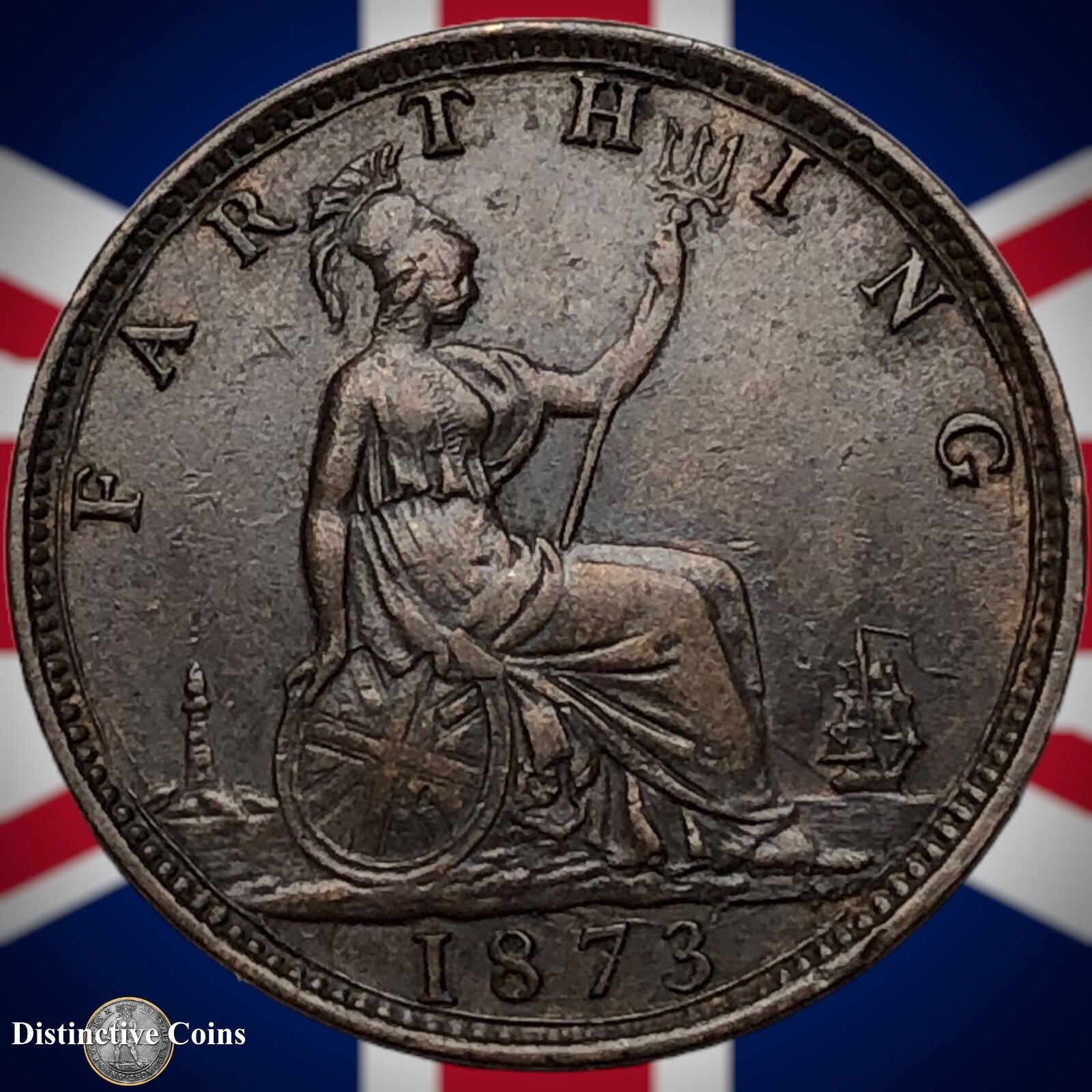 Great Britain 1873 Farthing 1/4d GB3697