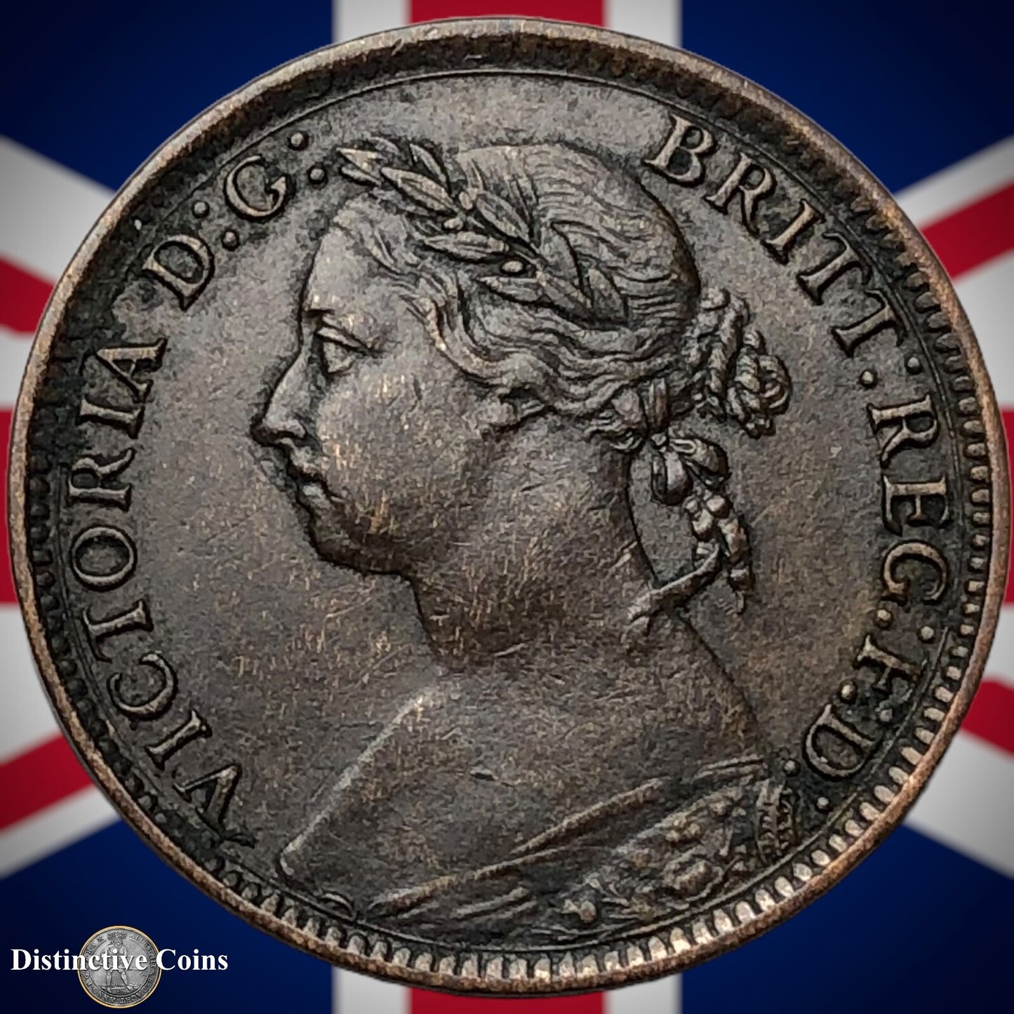 Great Britain 1887 Farthing 1/4d GB4248
