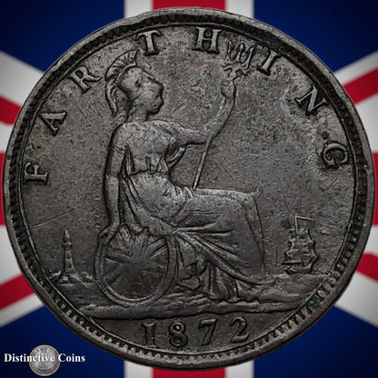 Great Britain 1872 Farthing 1/4d GB3653