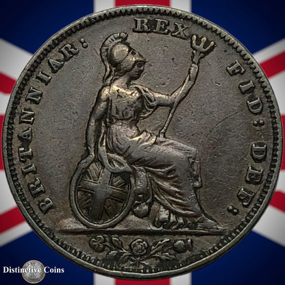 Great Britain 1834 Farthing 1/4d GB3369