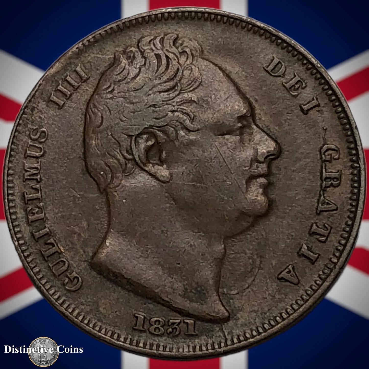 Great Britain 1831 Farthing 1/4d GB3355