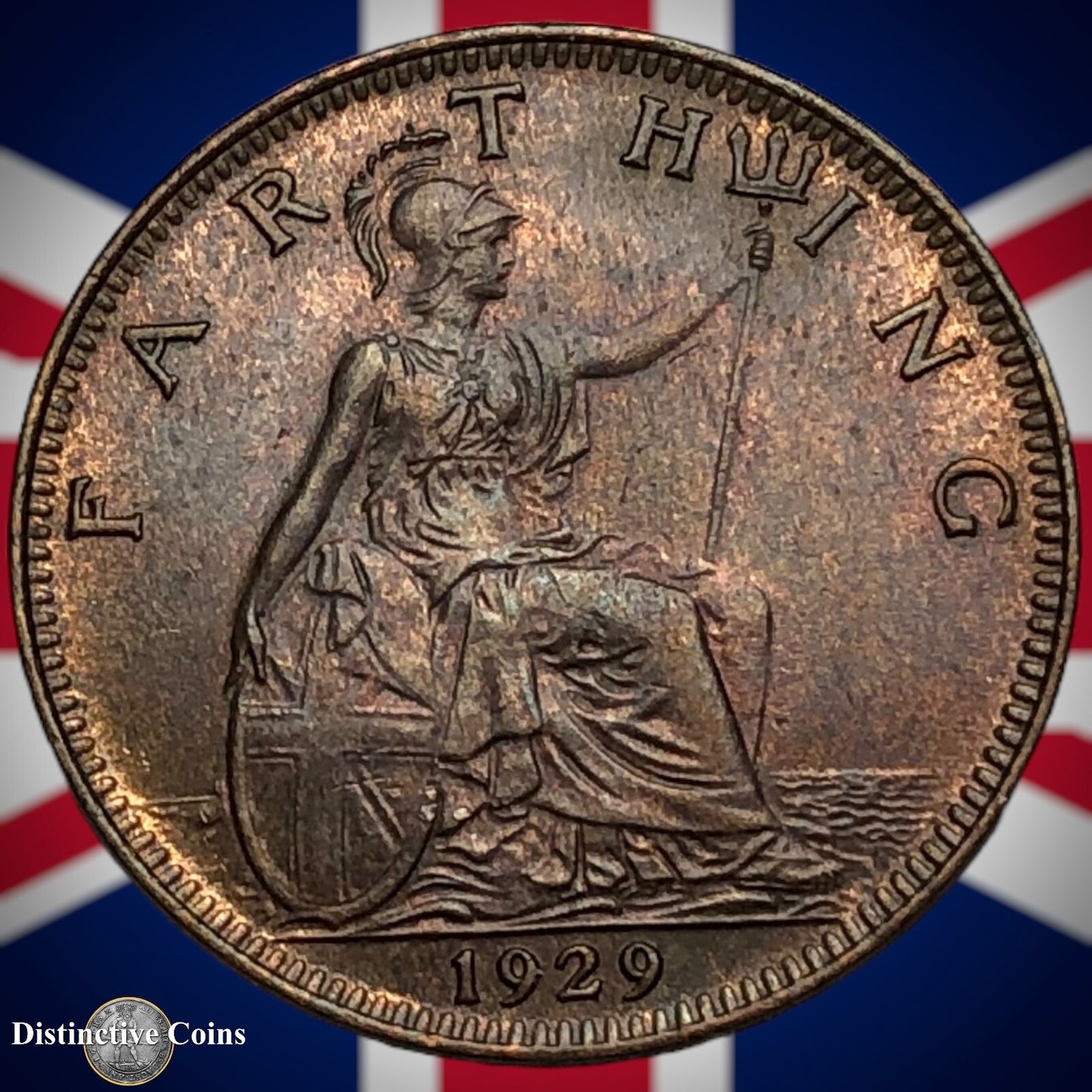 Great Britain 1929 Farthing 1/4d GB4883