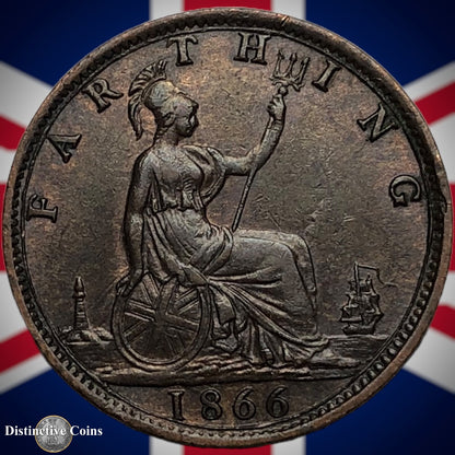 Great Britain 1866 Farthing 1/4d GB3583