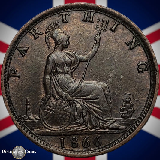 Great Britain 1866 Farthing 1/4d GB3583