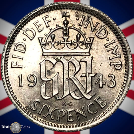 Great Britain 1943 Six Pence GB1738