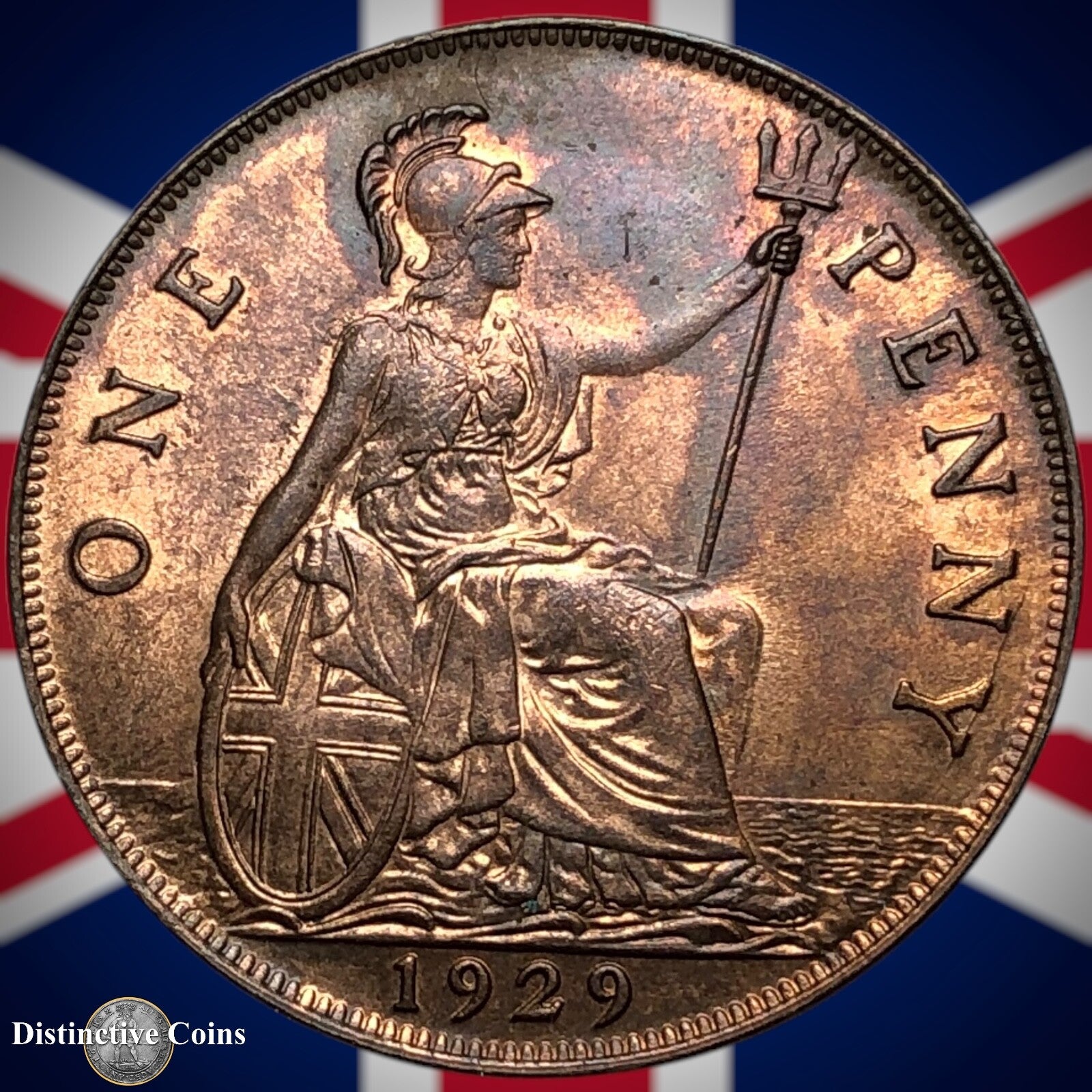 Great Britain 1929 Penny 1d GB7101