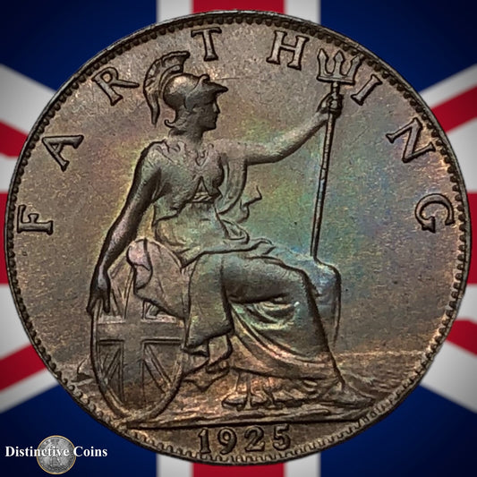 Great Britain 1925 Farthing 1/4d GB4822