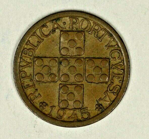Portugal 20 Centavos 1945   XF   A1206