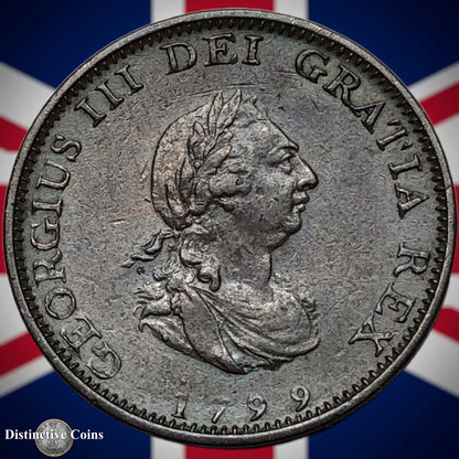 Great Britain 1799 Farthing 1/4d GB3197