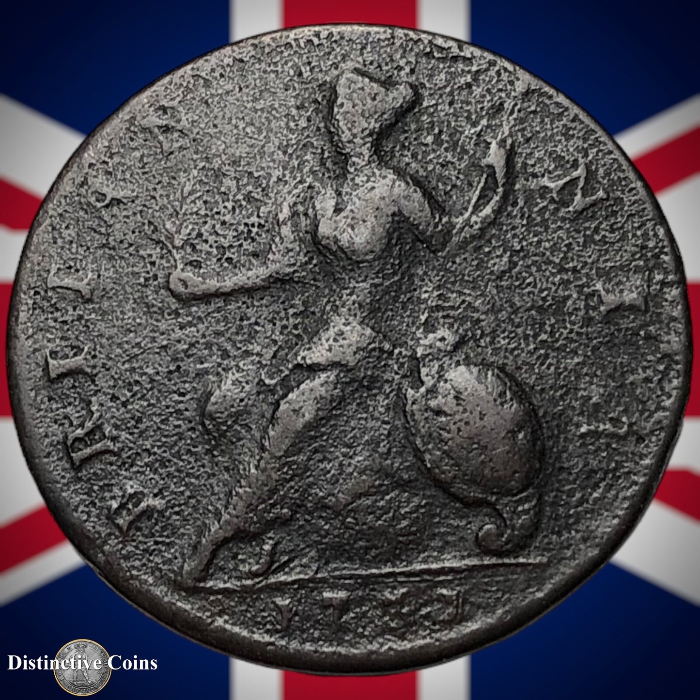 Great Britain 1731 Half Penny 1/2d GB5040