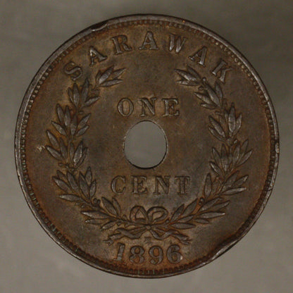 Sarawak 1896 H cent 