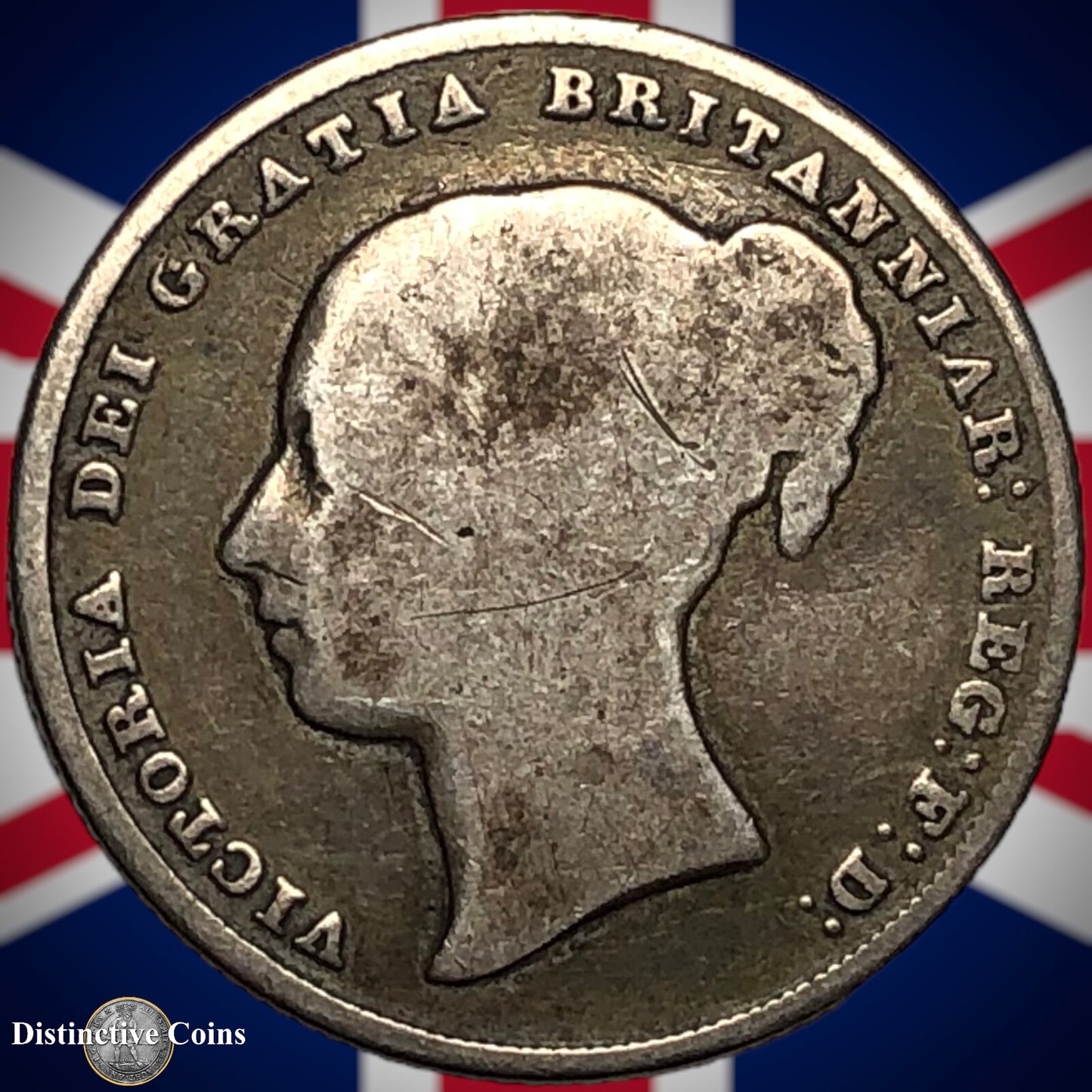 Great Britain 1839 British One Shilling GB0143