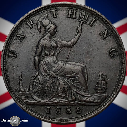 Great Britain 1886 Farthing 1/4d GB4211