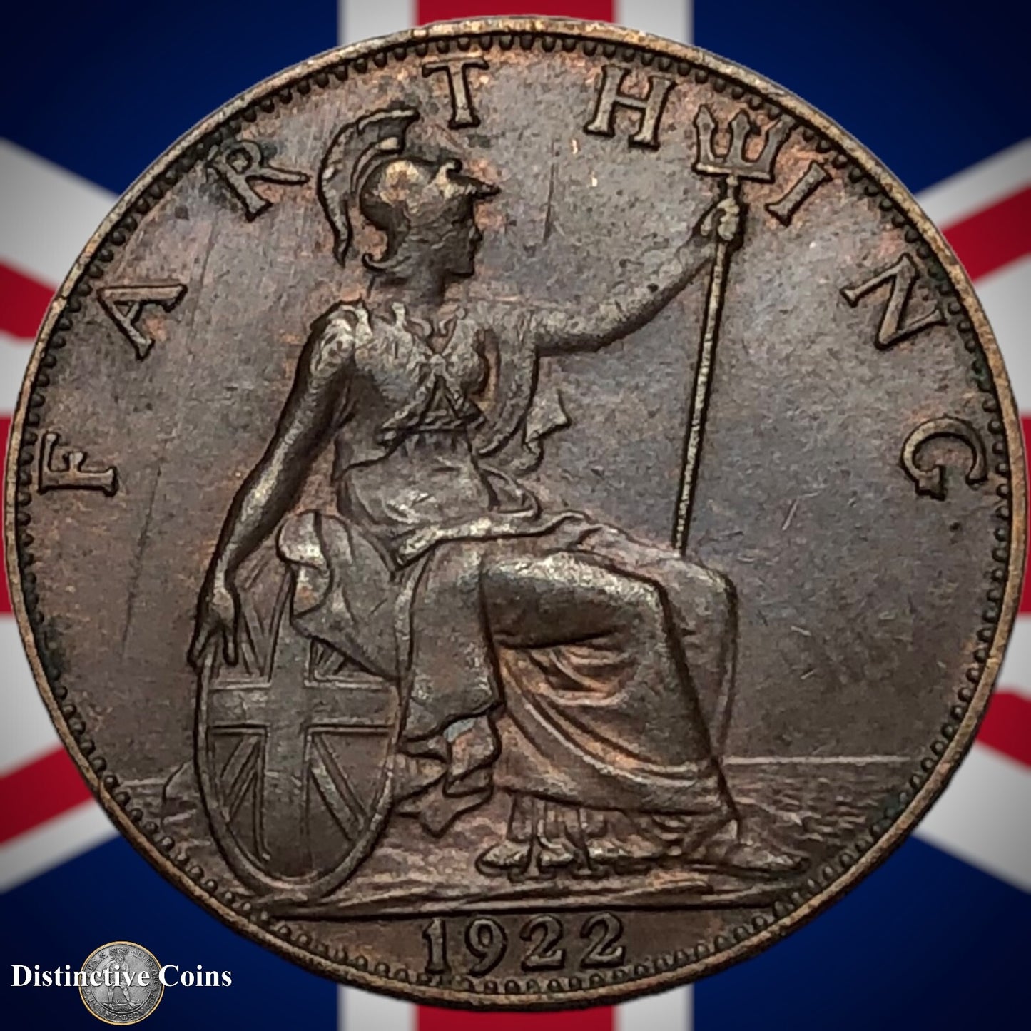 Great Britain 1922 Farthing 1/4d GB4753