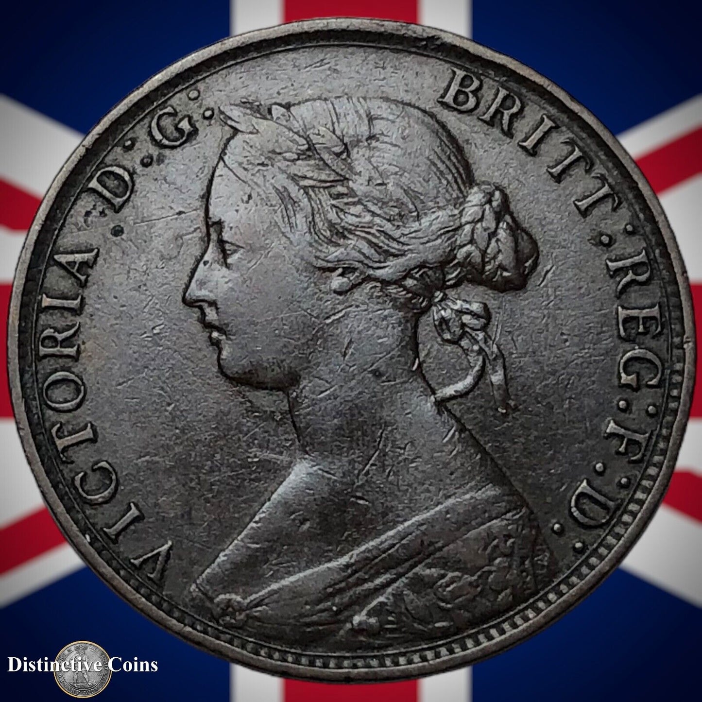 Great Britain 1862 Half Penny 1/2d GB5416