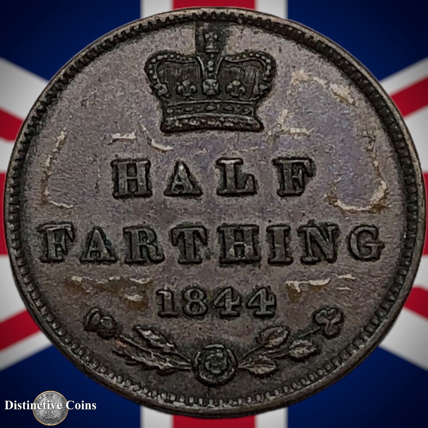 Great Britain 1844 Half Farthing 1/2 Penny GB3080