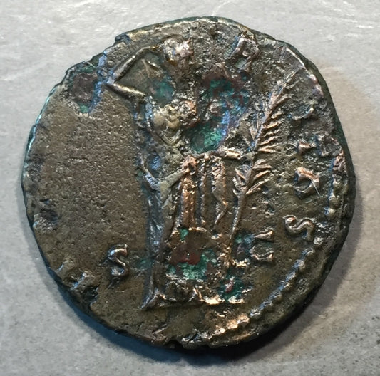 ANCIENT ROME  Faustina Junior Struck 138-161 AD Ae-As Rome Mint   #A456